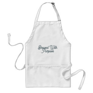 Tablier Café Blanc « Brewed With Purpose »