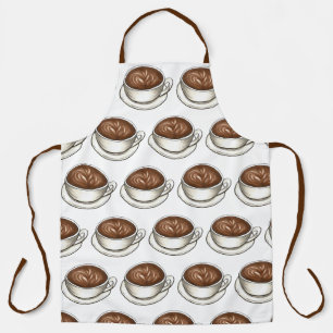 Tablier Café Boutique Cappuccino Latte Art Cup Café
