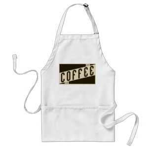 Tablier café rétro