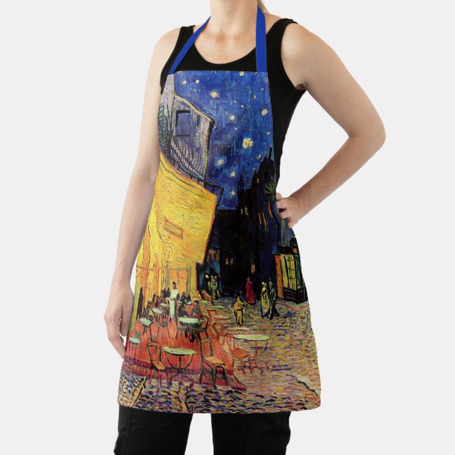 Tablier Café Terrasse à la nuit par Vincent van Gogh (Insitu)