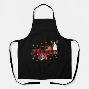 Tablier Camion Citrouille Bulldog Thanksgiving Cadeau Hall