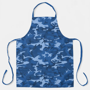 Tablier Camo Blue Apron
