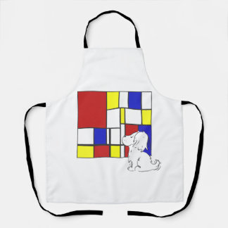 Tablier Camomille Inspirée de Mondrian