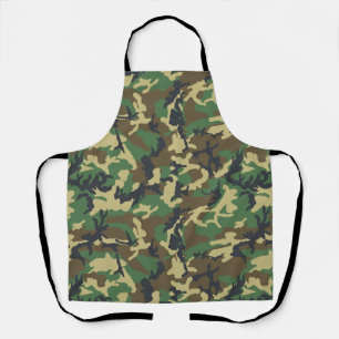 Tablier Camouflage de la Marine verte Camouflage Motif Cam