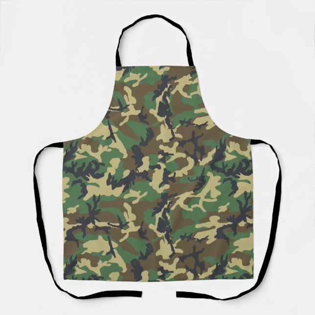 Tablier Camouflage de la Marine verte Camouflage Motif Cam (Recto)