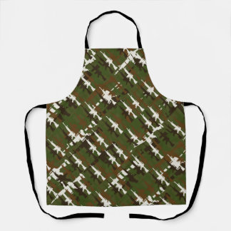 Tablier Camouflage Fusil de style militaire Cool Motif d'a