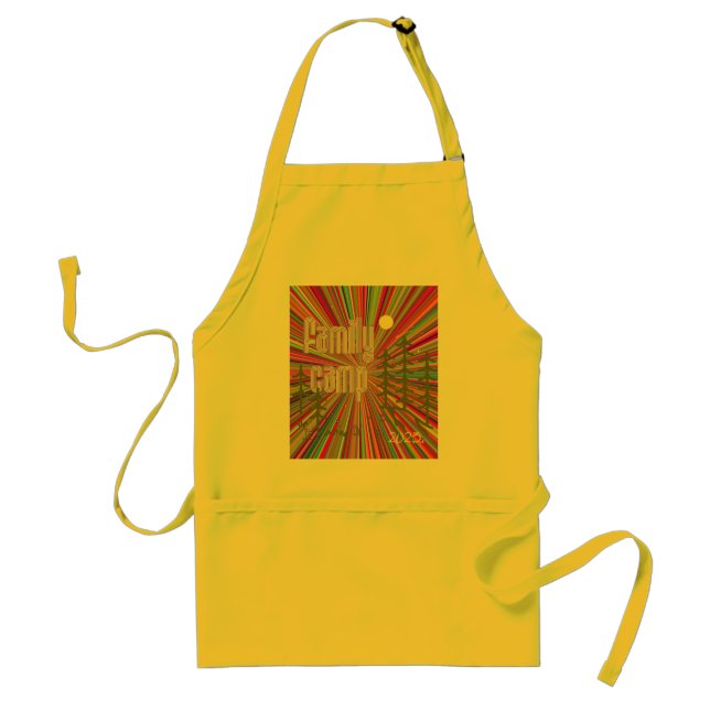 Tablier Camp de famille 2023 Starburst Apron (Devant)