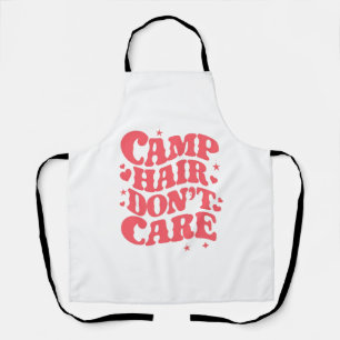 Tablier Camp Hair Ne vous souciez pas Camping d'été Filles