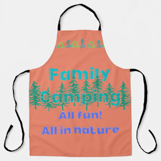 Tablier Camping vacances pour toute la famille