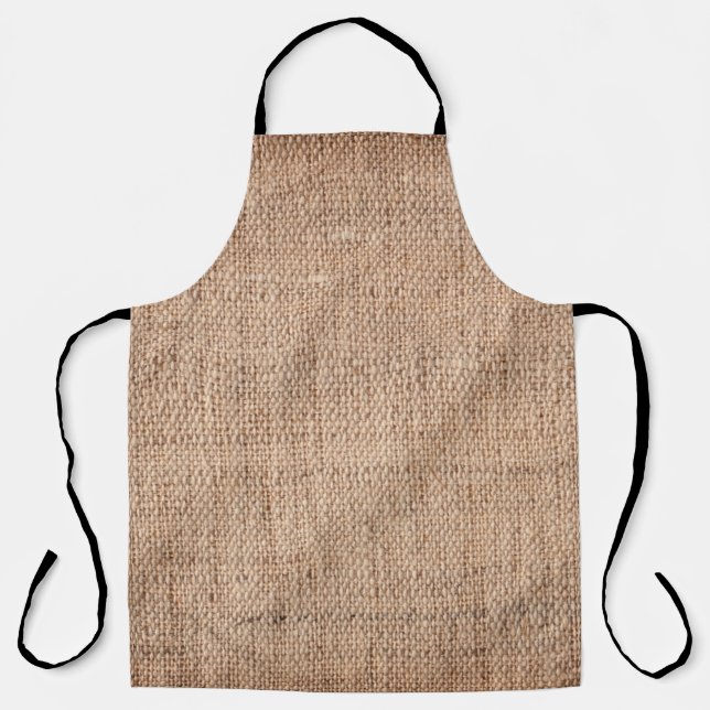 Tablier Canard de lin toile à grain grossier dégraissé vig (Recto)