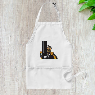 Tablier Capitaine de sous-marin nautique utilisant un peri