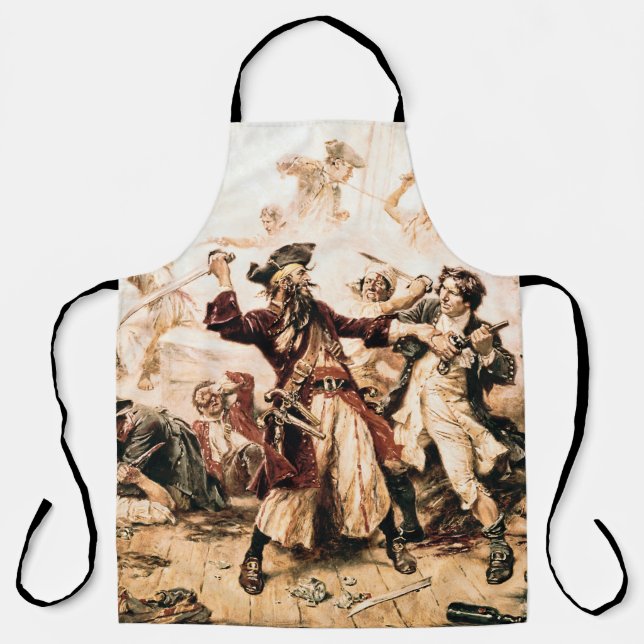 Tablier Capture, Barbe noire pirate, Revenge de la reine A (Recto)