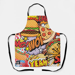 Tablier Caricature alimentaire