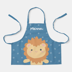 Tablier Caricature Cute Kawaii Lion King of the Jungle Boy