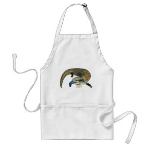 Tablier Caricature en bleu