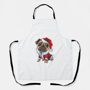 Tablier Carlin Père Noël Costume Noël Pyjama mignonne Chie