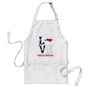 Tablier Caroline du Nord USA State Love