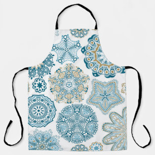Tablier Carré floral transparent : Copier le carrelage