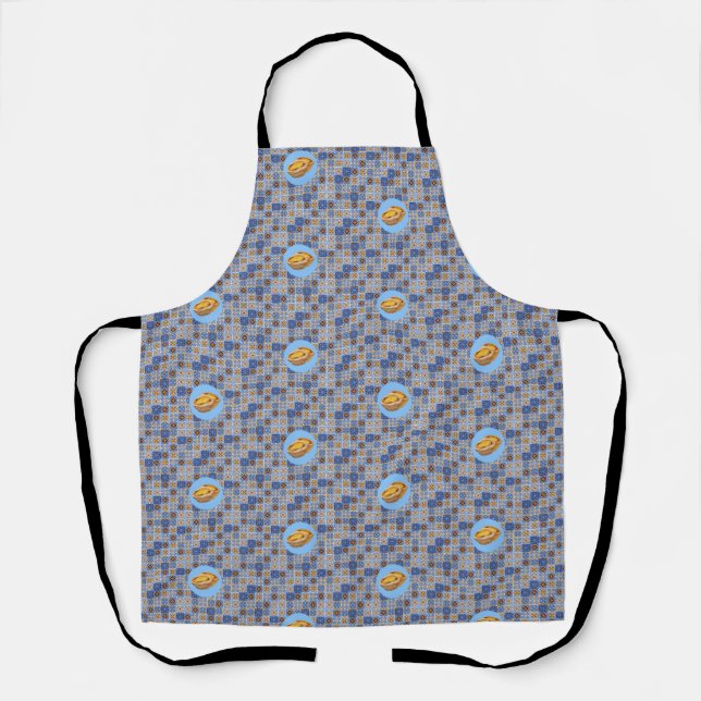 Tablier Carreaux de Pasteis de Nata (Recto)