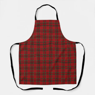 Tablier Carreaux Tartan Rouge Classique
