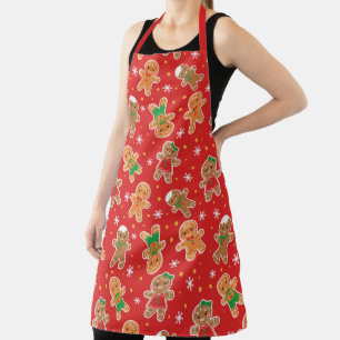 Tablier Carrelage de Noël pain d'épices Cuisine de vacance