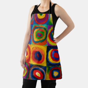 Tablier Carrés avec cercles, Abstraits, Wassily Kandinsky