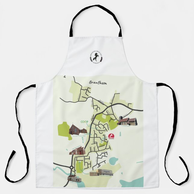 Tablier Carte Brantham Apron (Recto)