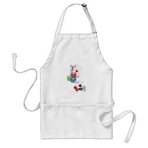 Tablier Carte de jeu As Dice Kitchen Apron