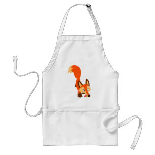 Tablier Carton très curieux Fox Apron