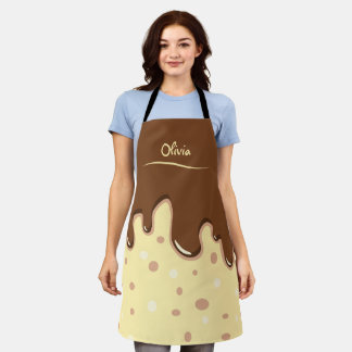Tablier Cartoon Chocolate Gâteau à goutte boulangerie