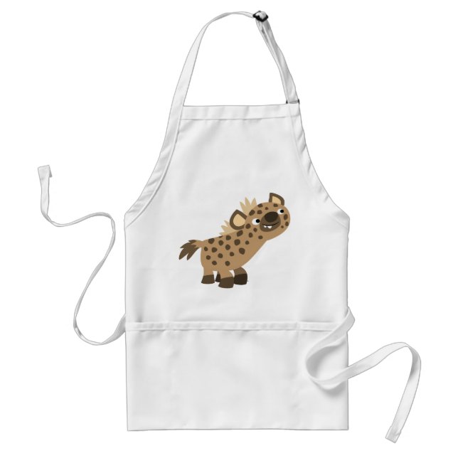 Tablier Cartoon Curieux Cute Hyena Apron (Devant)