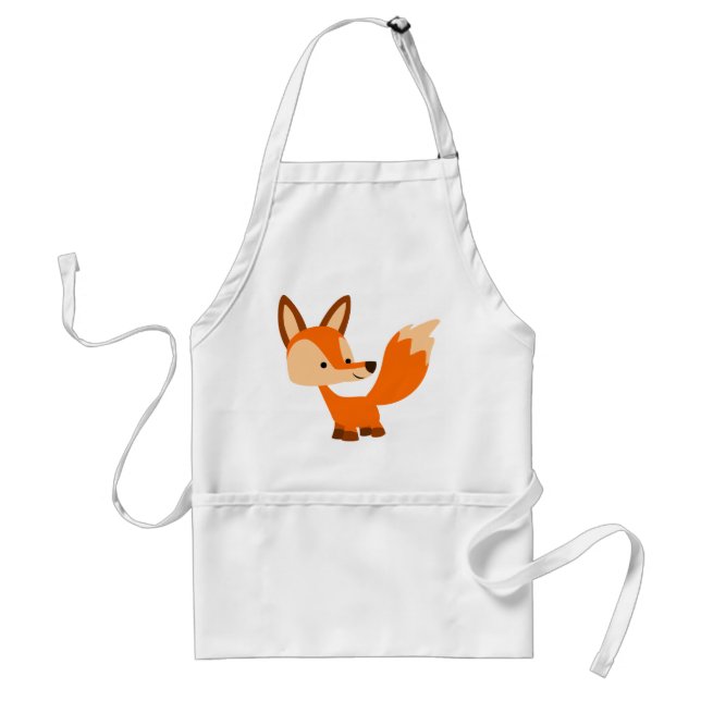 Tablier Cartoon Fox Apron sympa (Devant)