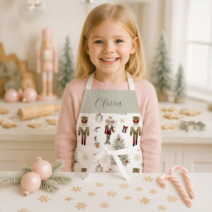 Tablier Casse-Noisette Ballet de Noël Enfants Personnalisé