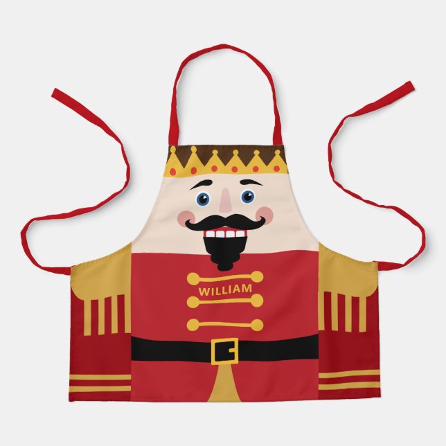 Tablier Casse-Noisette Costume Solide Noël Pour Les Enfant (Recto)