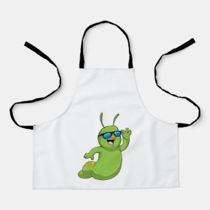 Tablier Caterpillar avec lunettes de soleil