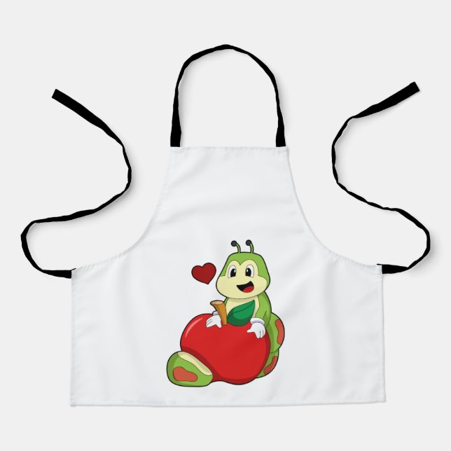 Tablier Caterpillar with Apple (Recto)