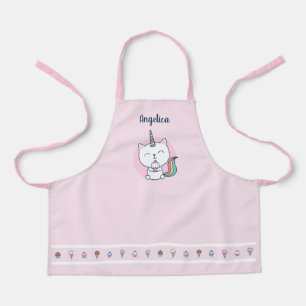 Tablier Caticorne Rose