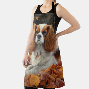 Tablier Cavalier King en automne Feuilles automne Inspirat