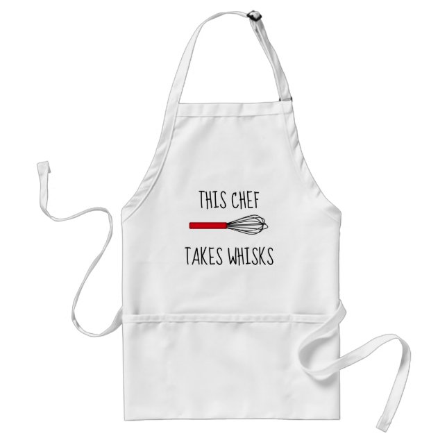 Tablier Ce Chef Prend Les Whisks Adulte Apron (Devant)