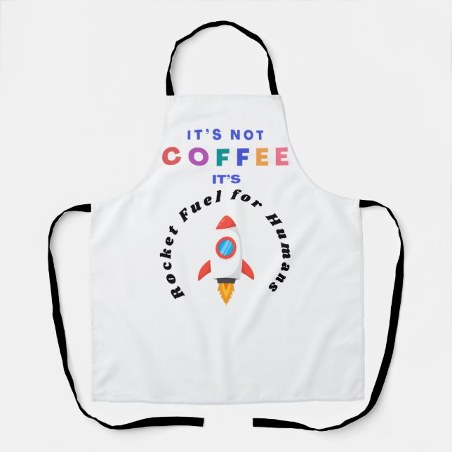 Tablier Ce n'est pas du café, c'est du carburant pour les  (Recto)