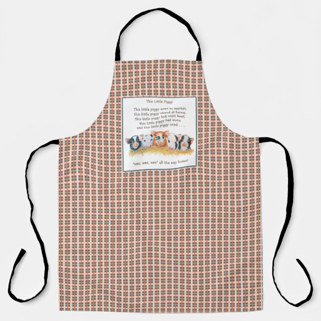 Tablier Ce Petit Taberon Piggy (Recto)