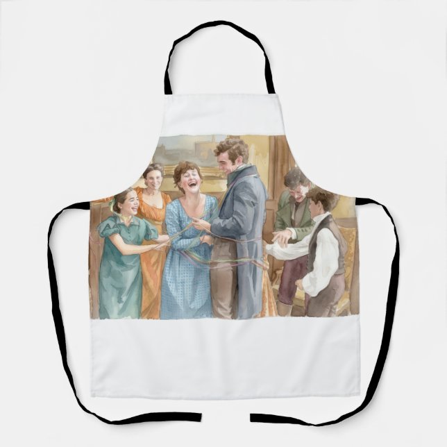 Tablier Célébrer le bonheur de Mary et Tom  (Recto)
