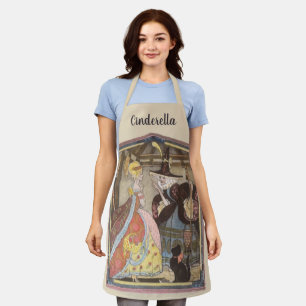 Tablier Cendrillon et Marraine Fée, Conte de Fées Vintage