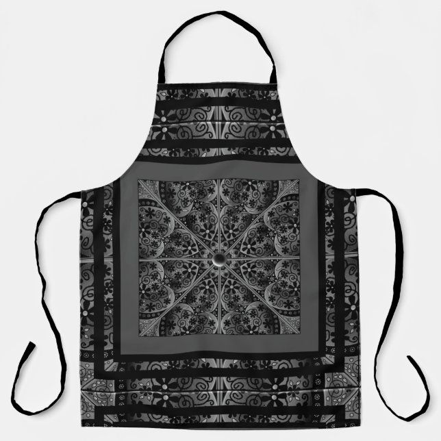 Tablier Céramique noir (Recto)