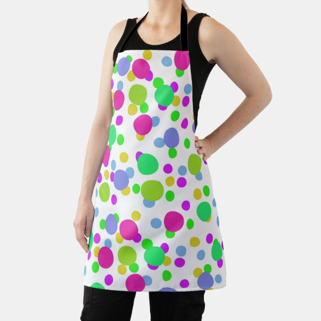Tablier Cercles abstraits sans couture amusant confetti po (Insitu)