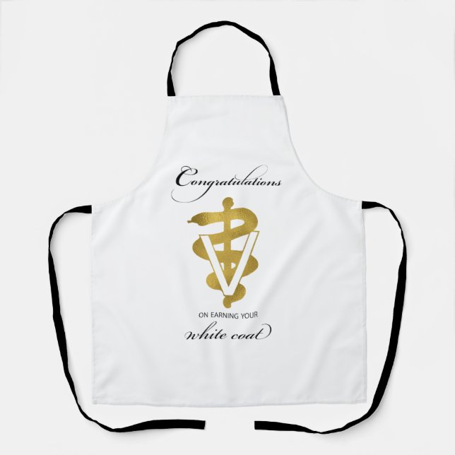 Tablier Cérémonie de blouse vétérinaire (Recto)