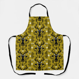 Tablier Cerf d'art populaire scandinave