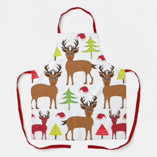 Tablier Cerf de Noël Hiver Noël