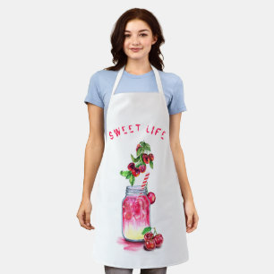 Tablier Cerise Apron Jus Cool Boire des fruits