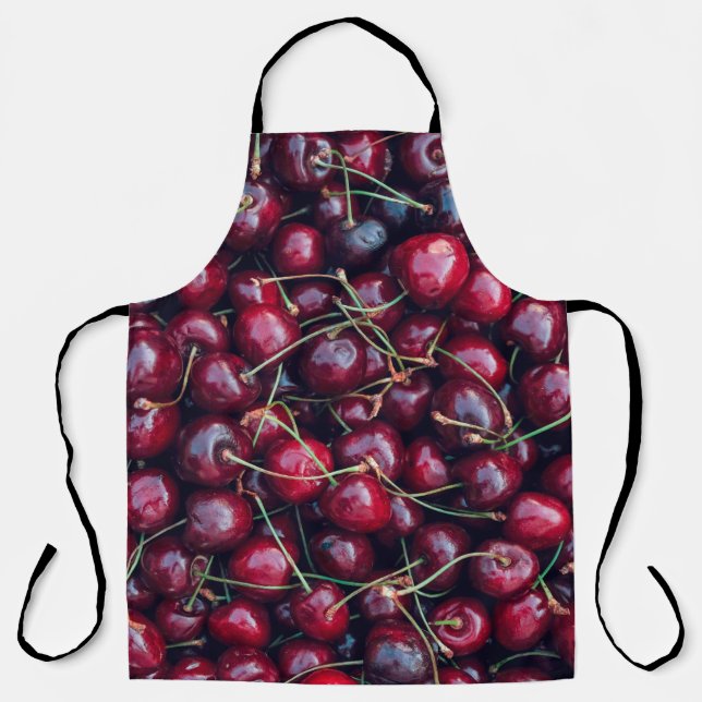 Tablier Cerise sucrée gros haut de vue arrière - plan (Recto)